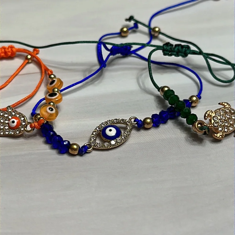 Evil Eye Bracelet set - Picture 3 of 4